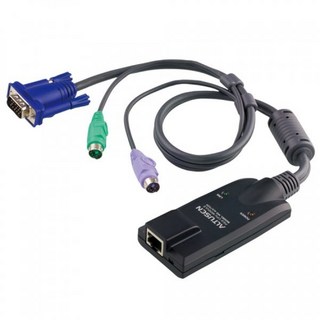 ATEN KVM 케이블 PS/2 VGA 어댑터 사용 모습