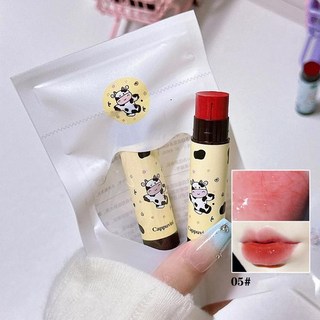 립밤 베이비 카우 세트 모이스처 틴티드 립스틱 오래 지속되는 모이스춰 라이징 영양 립 포마드 레드 틴트 립글로스 프루티 케어, [02] 05, 1개