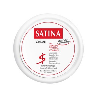 사티나(자티나) 비타민 미네랄 크림 150ml X 2개 / Satina Pflegecreme, 6개