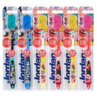 조르단 스텝 3단계 어린이 칫솔, random color, 1개입, 1개