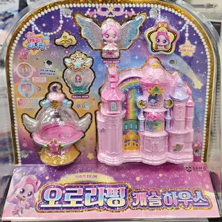 캐치티니핑 슈팅스타 캐치티니핑 오로라핑 캐슬하우스 여아 장난감 완구 크리스마스 생일 선물, 티니핑 오로라핑 캐슬하우스, 1개