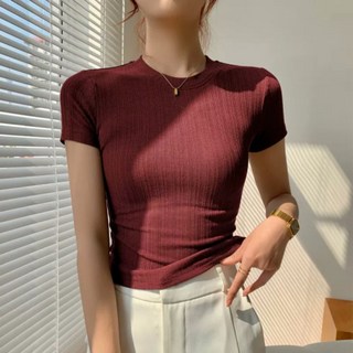 Vezri 여성용 라운드넥 반팔 티셔츠 슬림핏 레이온 소재 데일리 캐주얼 스트릿 패션 루즈핏 옵션 통기성 여름 휴양지 아이템 Acc