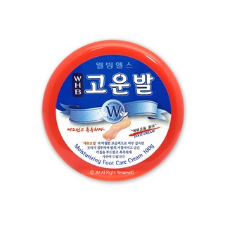 웰빙고운발 WHB 각질케어 보습 풋크림 레드케이스, 1개입, 6개, 100g