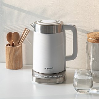 키친아트 분유포트 1.7L 온도조절 보온 무선 전기포트 커피 포트 주전자 KP-36WT