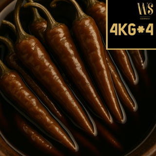 [옛한옥] 하늘초고추지 4kg x 4팩 총16kg 대용량 업소용 식당반찬, 4개