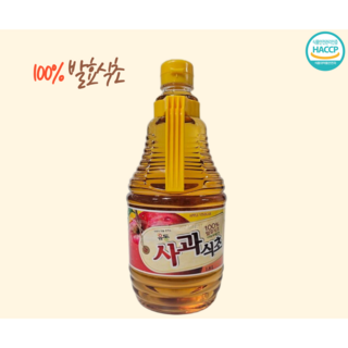 유동해돋이촌 사과식초, 3개, 1.8L