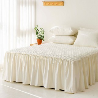 프릴 베드 스커트