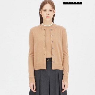 시슬리 캐시미어 라운드 니트 가디건 SAKCC1461 BG