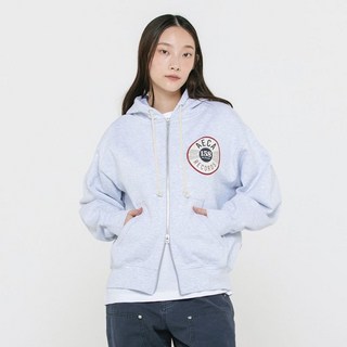 에이카화이트 AECA RECORD ZIP UP HOODIE-LIGHT GREY