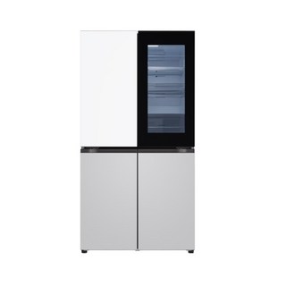 LG전자 T875MHR312 디오스 오브제컬렉션 노크온 냉장고 870L, 단품