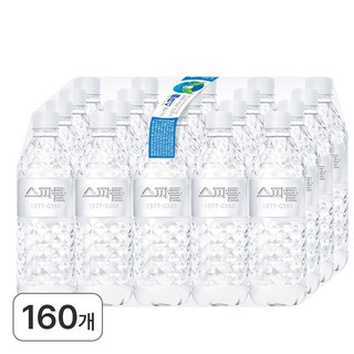 스파클 생수 무라벨, 500ml, 160개