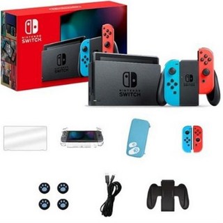 닌텐도 스위치 본체네온(HAD) + 겜맥 필수악세서리7종