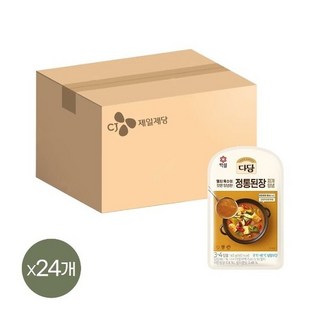다담 정통 된장찌개 양념 140g x 24개 세트 양념된장 다담 정통 된장찌개 양념 140g x 24개 세트 양념된장