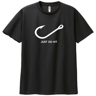 [피싱웨어]JUST DO HIT 반팔 낚시티셔츠, 4L 120, 기능성쿨티블랙