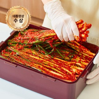 [대통령상수상] 당일제조 전라도 파김치, 2kg, 1개