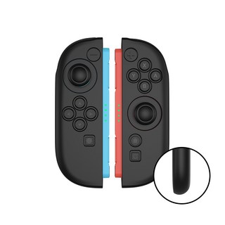 이이네 스위치2 실리콘 일반형 조이콘 커버 뒷면 플랫 디자인 미끄럼 방지 케이스 닌텐도 Switch2 조이콘 실리콘 케이스 세트, 1세트, 블랙 일반형, L1088