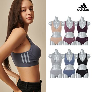 [이월] 아디다스 (*) 퍼포먼스 여성 5차 브라팬티 12종 패키지