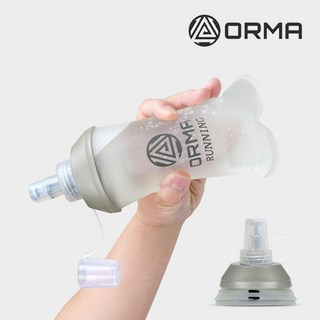 ORMA 소프트플라스크 러닝 등산 물통 달리기 스포츠 오르마 물병, 1개, 250ml, 투명