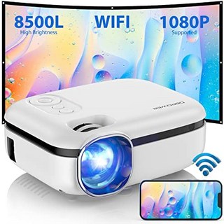 휴대용 미니 빔 프로젝터 – 미국 DBPOWER WiFi 지원, 8500L 밝기, 1080P 풀HD bf60pst 휴대용 미니 빔 프로젝터 – 미국 DBPOWER WiFi 지원, 8500L 밝기, 1080P 풀HD bf60pst