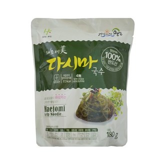 다시마국수 180g (소스 미포함) x 5개 세트 해초미인