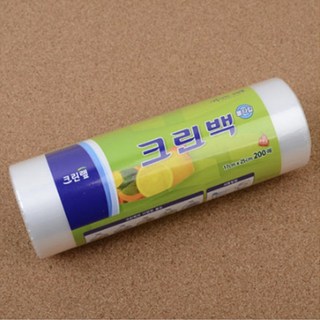 200매 비닐백 일회용 크린롤 위생백 주방 56387EA, 1개