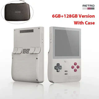 레트로이드 포켓 클래식 가방 포함 휴대용 게임 콘솔 392인치 화면 6GB 128GB G1 Gen2 비디오 RP, 01 CHINA, 06 Retro with Case