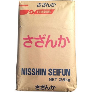Nissin Powder 일본직구 초리키 밀가루 (우동 밀가루) 사자카 25kg 닛신 밀링 사카이데 공장 공예 가방 제조, 사이즈, 1개