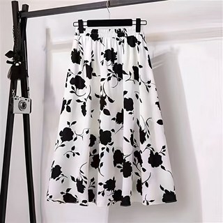 빌리즈빈 여성 데일리 플라워 밴딩 스커트 BS59