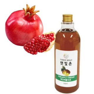 GREEN 천연발효 식초 프리미엄 수제 음용 발효식초 석류 식초, 1개, 1L