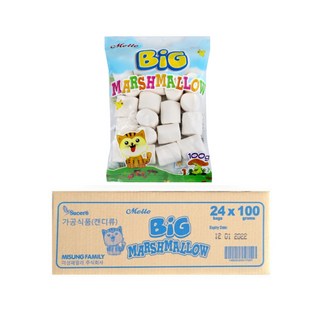 Mello 머쉬멜로우 빅, 100g, 24개
