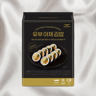 한우물김밥 코스트코김밥 유부야채김밥 아이간식 간편식사, 6개, 230g