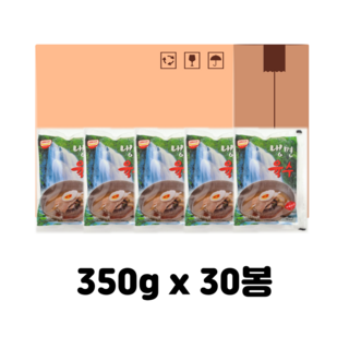 [아이스박스 무료]농민식품 냉면육수 350g x 30봉, 30개
