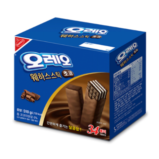 오레오 웨하스 스틱 초코, 510g, 6개