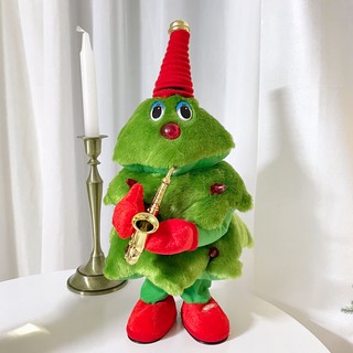 춤추는 댄싱 멜로디 트럼펫 크리스마스 말하는 따라쟁이 트리 인형 말따라하는햄스터