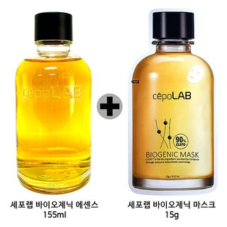 세포랩 클렙스 바이오제닉 세리포리아 락세라타 퍼스트 에센스 대용량 x 1개 + 마스크팩 x 1파우치 / 모공 축소 미백 탄력 주름 클랩스, 155ml