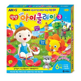 아모스 탱탱 아이클레이 3번 (30gx6색), 단품, 1개