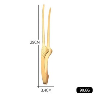 스테 스강 호른 클립 뷔페 해물 빵 케이크 딤섬 요리 음식, 1개, 2. Golden large size