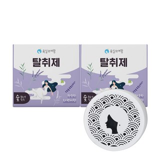 욕실의여왕 숯목초액함유 라벤더향 탈취제 본품, 230g, 2개