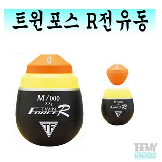 쯔리겐 트윈포스R전유동 쯔리겐구멍찌, L B, 1개