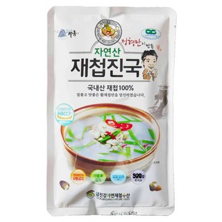 100% 국산 정형만이 만든 하동 섬진강 자연산 재첩 재첩국 320g, 10개