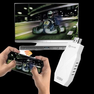 고화질 4K UHD 7.1채널 입체 음향 무선 미러링 미라캐스트 아이폰 갤럭시 핸드폰 TV연결, 1개