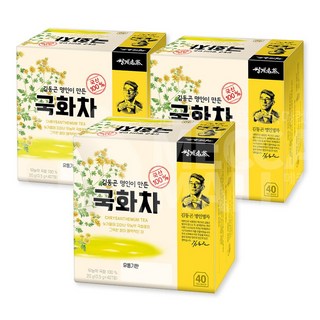쌍계명차 국화차, 0.5g, 40개입, 3개
