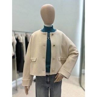 듀엘 골드버튼 울 코트 D244MSG252 623661