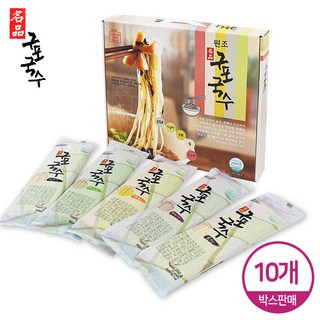 구포국수 선물세트 – 5색 국수 1.5kg (5개입 박스판매) 치자국수