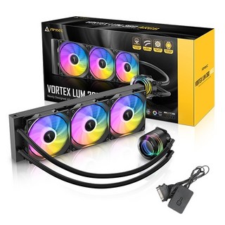 [Antec] VORTEX LUM 360 ARGB [CPU쿨러] [블랙], 1개