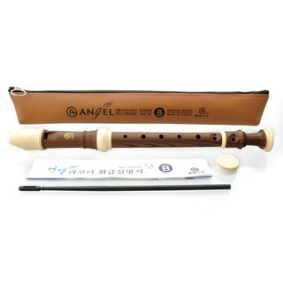 Angel엔젤 소프라노 리코더 SW 저먼식(G) 독일식 우드무늬 Soprano Recorder, 5개, 저먼식