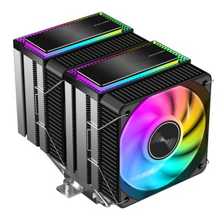 JIUSHARK JF200MINI Crystal Auto RGB CPU공랭쿨러 BLACK