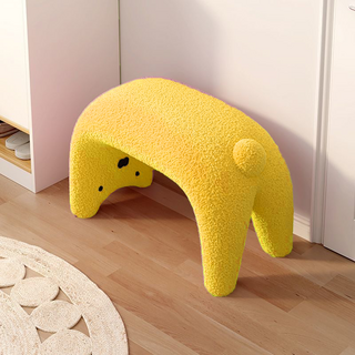 Arsjuo 고양이 모양 램스울 스툴 화장대의자 인테리어 체어