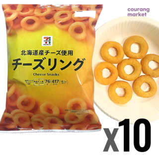 일본 세븐일레븐 치즈링, 10개, 76g