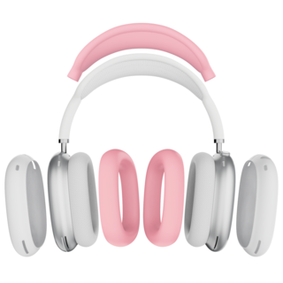 가꼬싶다 에어팟 맥스 올인원 케이스 세트, 15번 화이트/핑크/핑크